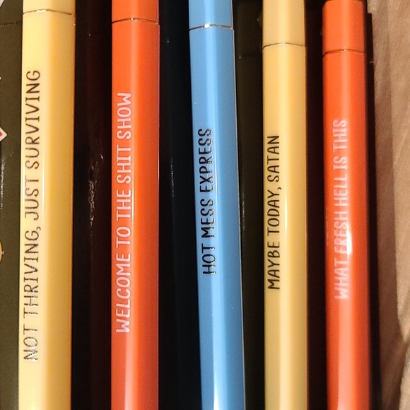 Sh*t Show Pen Set -5pk office humor, boss admin coworker - Picture 2 of 5